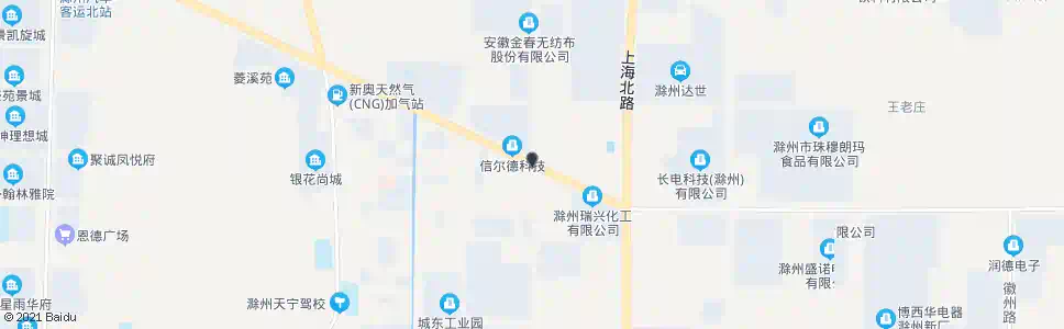 滁州南京路_公交站地图_滁州公交_妙搜公交查询2025