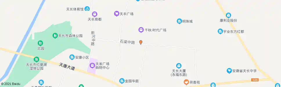 滁州步行街南门_公交站地图_滁州公交_妙搜公交查询2025