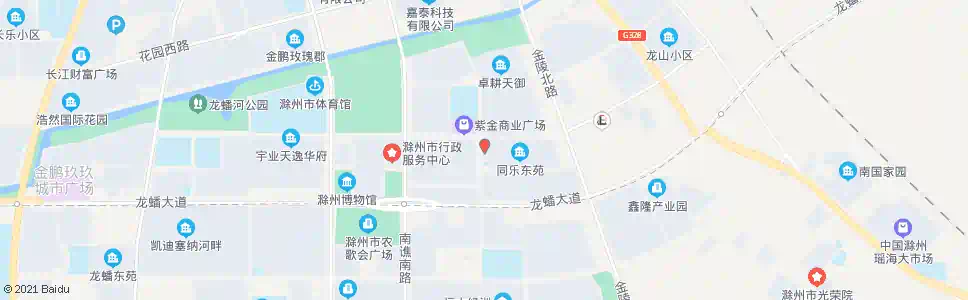 滁州同乐苑小区_公交站地图_滁州公交_妙搜公交查询2025