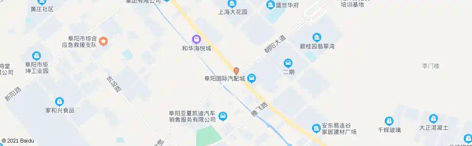 阜阳广汽丰田4S店_公交站地图_阜阳公交_妙搜公交查询2025