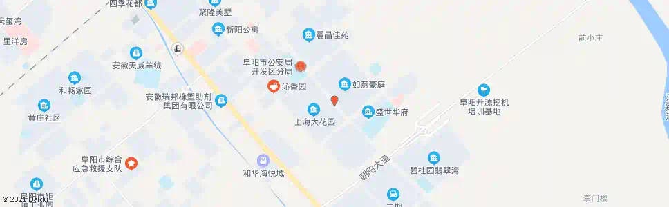 阜阳上海大花园_公交站地图_阜阳公交_妙搜公交查询2025