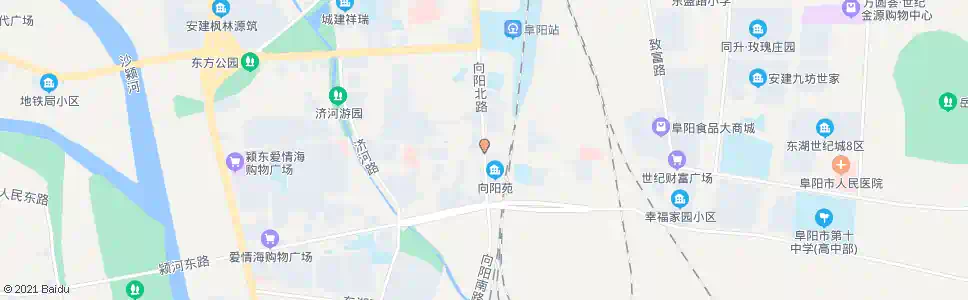 阜阳铁二处_公交站地图_阜阳公交_妙搜公交查询2025