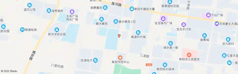 阜阳阜阳三中新校区_公交站地图_阜阳公交_妙搜公交查询2025