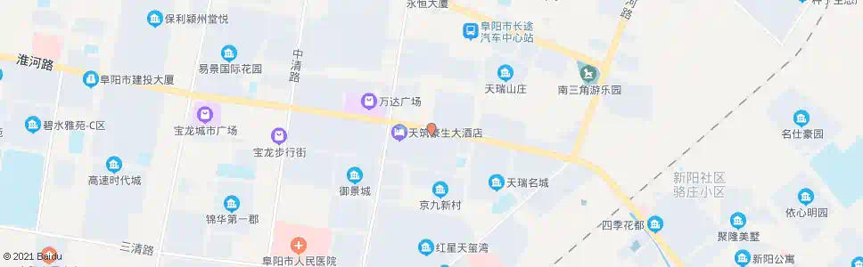 阜阳天筑逸景北门_公交站地图_阜阳公交_妙搜公交查询2025