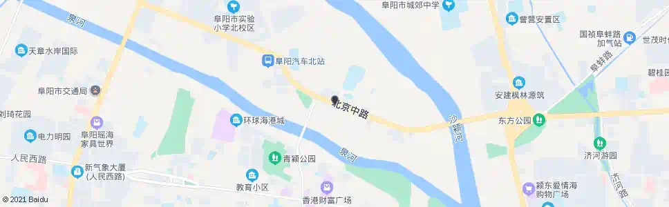 阜阳市水建公司_公交站地图_阜阳公交_妙搜公交查询2025