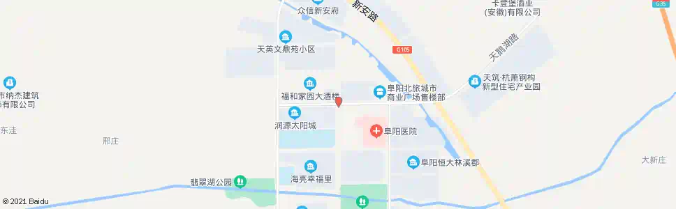 阜阳天鹅湖路口_公交站地图_阜阳公交_妙搜公交查询2025
