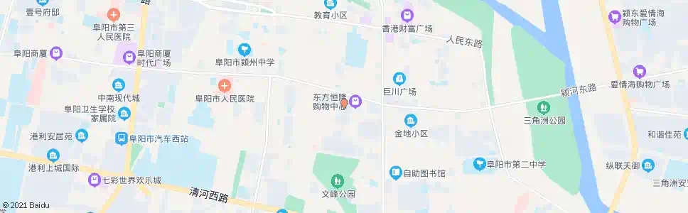 阜阳东方第一城_公交站地图_阜阳公交_妙搜公交查询2025