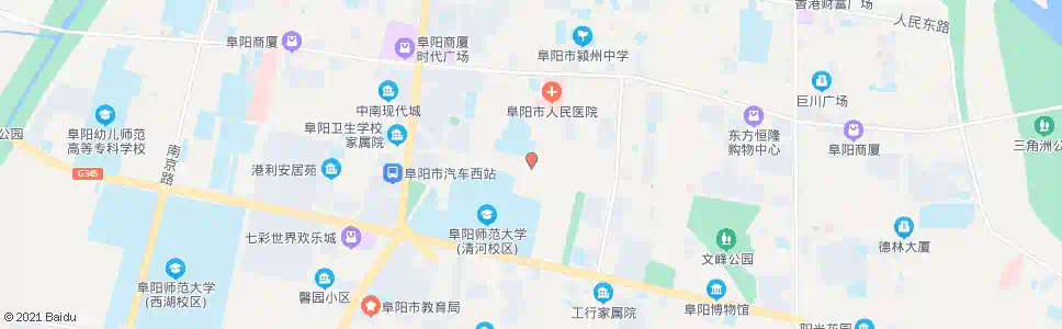阜阳一职高南门_公交站地图_阜阳公交_妙搜公交查询2025