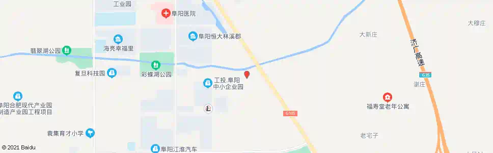 阜阳合肥大道路口_公交站地图_阜阳公交_妙搜公交查询2025