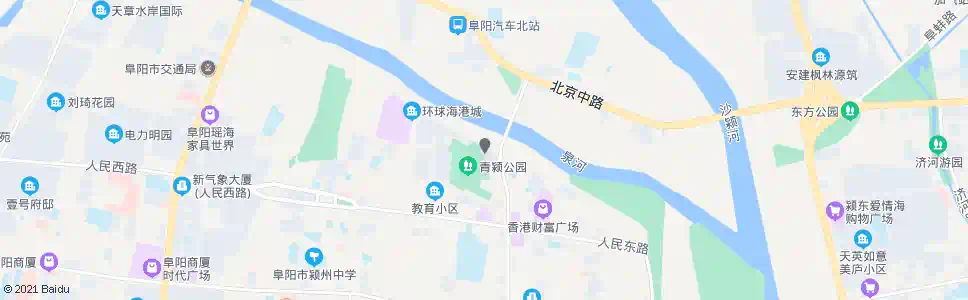 阜阳环球房产_公交站地图_阜阳公交_妙搜公交查询2025