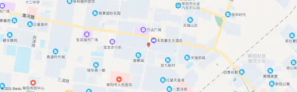 阜阳天筑逸景_公交站地图_阜阳公交_妙搜公交查询2025