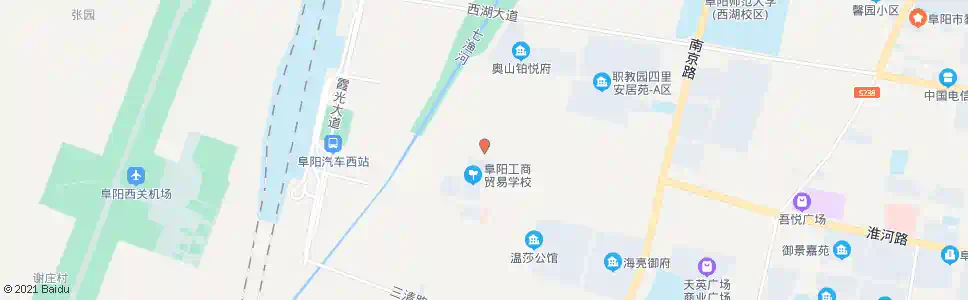 阜阳工贸学校_公交站地图_阜阳公交_妙搜公交查询2025