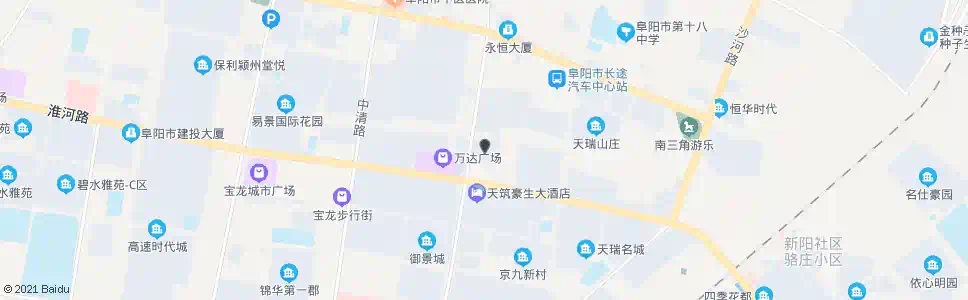 阜阳桂花苑小区_公交站地图_阜阳公交_妙搜公交查询2025