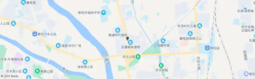 阜阳高速时代华府_公交站地图_阜阳公交_妙搜公交查询2025