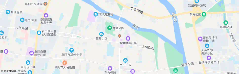 阜阳五院国贸_公交站地图_阜阳公交_妙搜公交查询2025