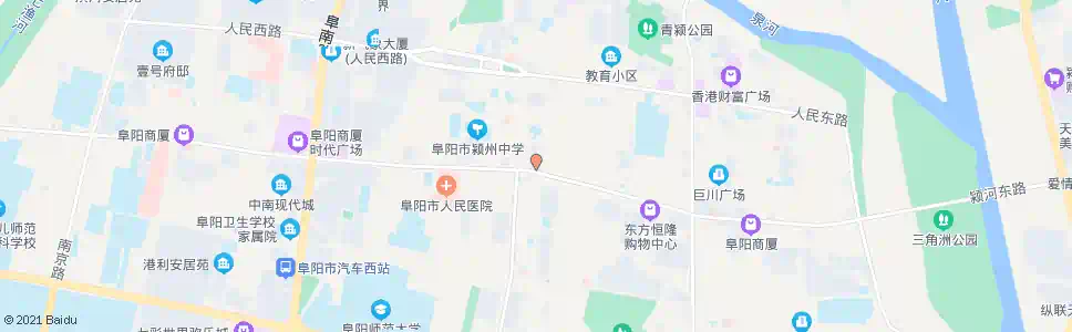 阜阳古商城仲奇医院_公交站地图_阜阳公交_妙搜公交查询2025