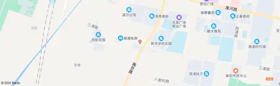 阜阳新卢庄_公交站地图_阜阳公交_妙搜公交查询2025