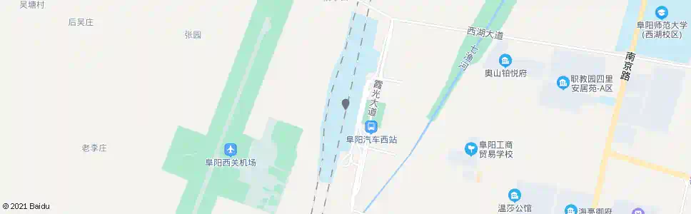 阜阳西站路口_公交站地图_阜阳公交_妙搜公交查询2025