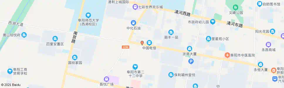 阜阳颍州公安局_公交站地图_阜阳公交_妙搜公交查询2025