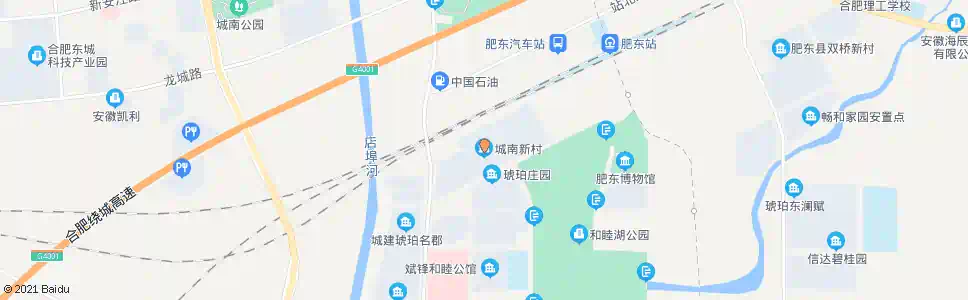 合肥城南新村_公交站地图_合肥公交_妙搜公交查询2025