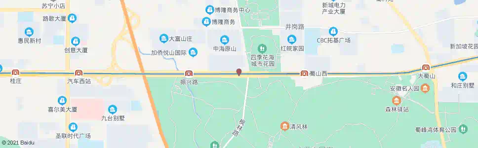 合肥山后店_公交站地图_合肥公交_妙搜公交查询2025