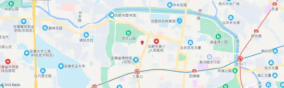 合肥城隍庙后街_公交站地图_合肥公交_妙搜公交查询2025