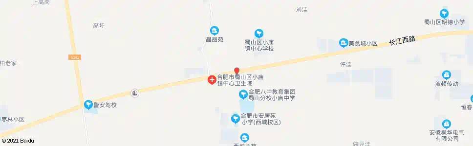 合肥小庙_公交站地图_合肥公交_妙搜公交查询2025