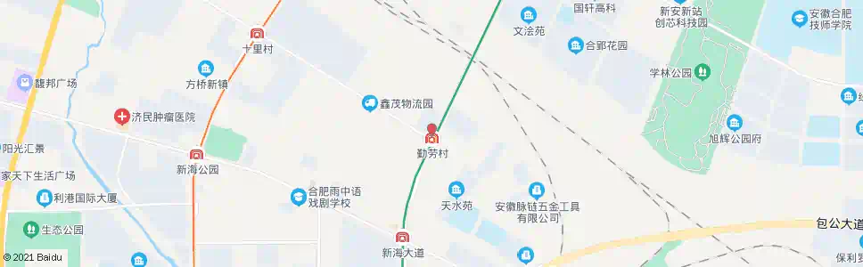 合肥文天路口_公交站地图_合肥公交_妙搜公交查询2025