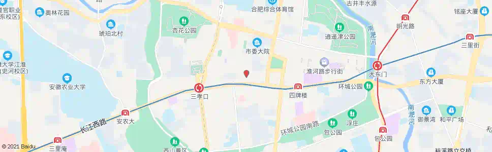 合肥安庆路_公交站地图_合肥公交_妙搜公交查询2025