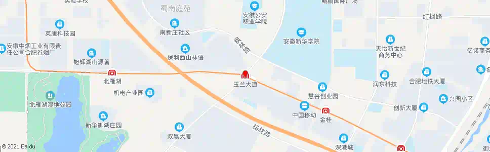 合肥玉兰大道_公交站地图_合肥公交_妙搜公交查询2025