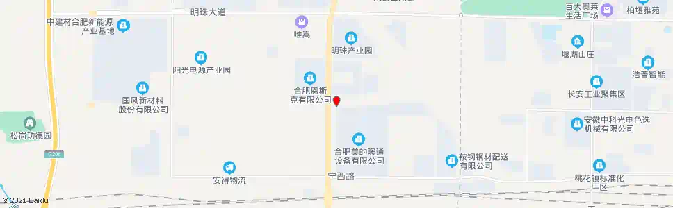 合肥铭传路口_公交站地图_合肥公交_妙搜公交查询2025