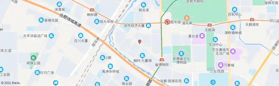 合肥翠庭园_公交站地图_合肥公交_妙搜公交查询2025
