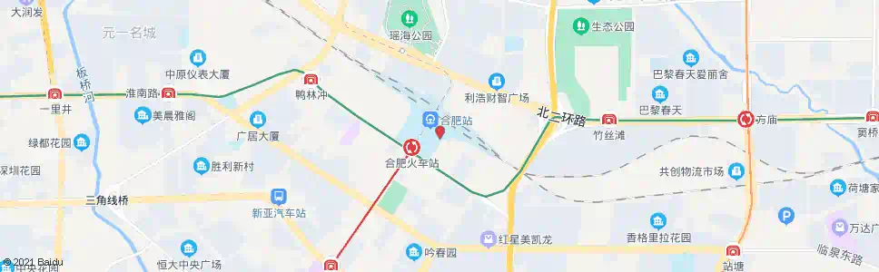 合肥明创路口_公交站地图_合肥公交_妙搜公交查询2025