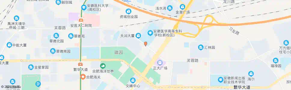 合肥芙松路口_公交站地图_合肥公交_妙搜公交查询2025