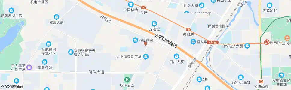 合肥香樟花园_公交站地图_合肥公交_妙搜公交查询2025