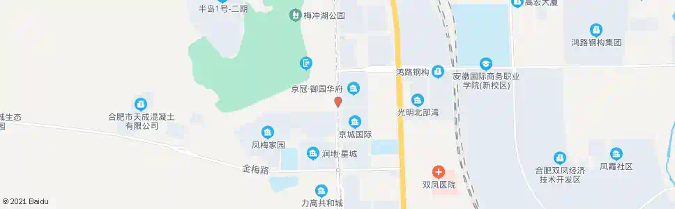 合肥凤梅_公交站地图_合肥公交_妙搜公交查询2025