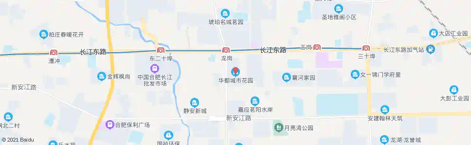 合肥世纪华都_公交站地图_合肥公交_妙搜公交查询2025