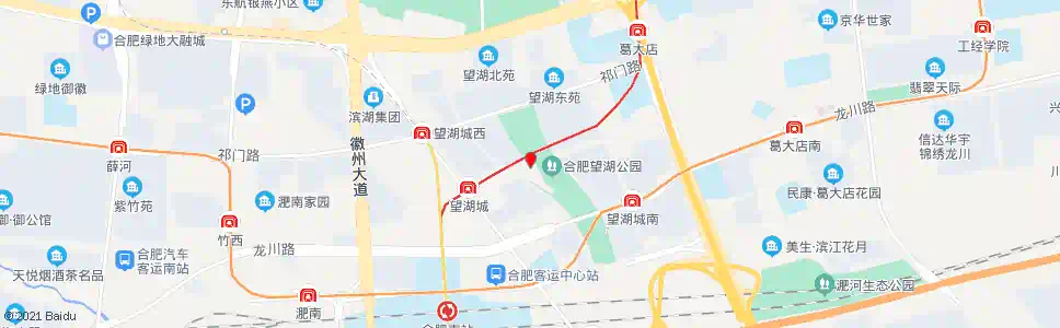 合肥望湖中路_公交站地图_合肥公交_妙搜公交查询2025