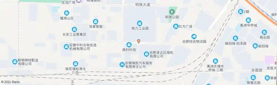 合肥格力电器_公交站地图_合肥公交_妙搜公交查询2025