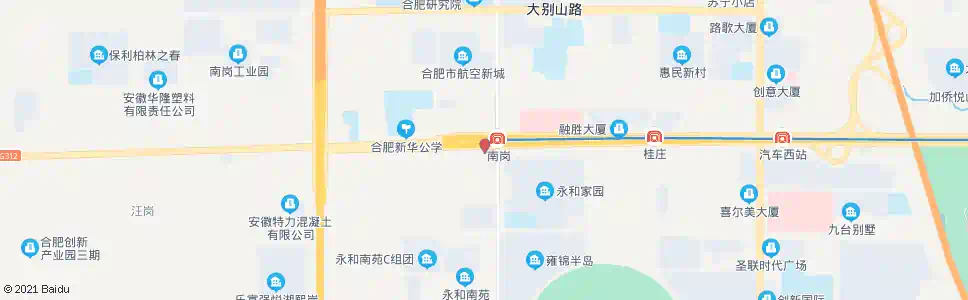 合肥长宁大道站_公交站地图_合肥公交_妙搜公交查询2025