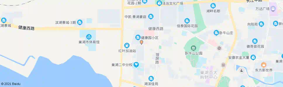 合肥健康园小区_公交站地图_合肥公交_妙搜公交查询2025