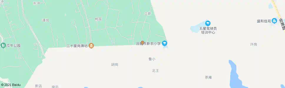合肥谢岗村_公交站地图_合肥公交_妙搜公交查询2025