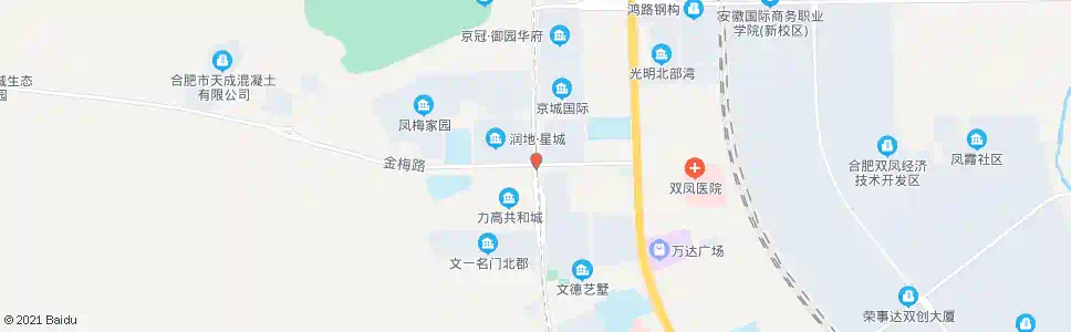 合肥金梅路_公交站地图_合肥公交_妙搜公交查询2025