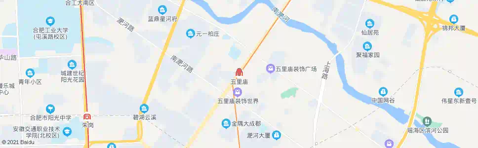 合肥五里庙_公交站地图_合肥公交_妙搜公交查询2025