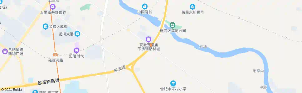 合肥庙郢_公交站地图_合肥公交_妙搜公交查询2025