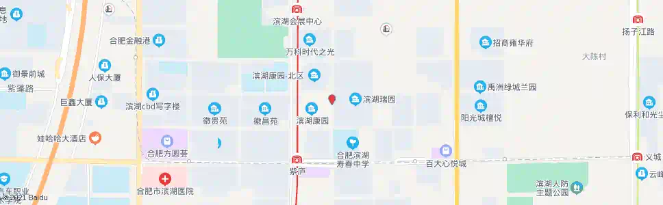 合肥万湖路口_公交站地图_合肥公交_妙搜公交查询2025