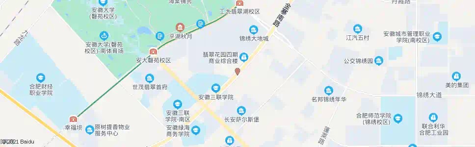 合肥桃花源_公交站地图_合肥公交_妙搜公交查询2025