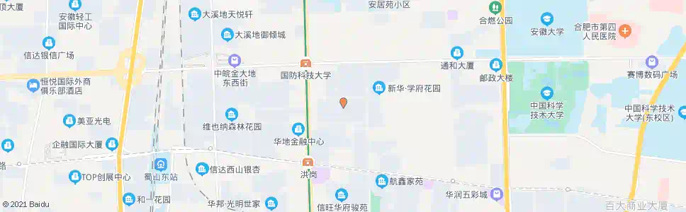 合肥新华学府春天_公交站地图_合肥公交_妙搜公交查询2025