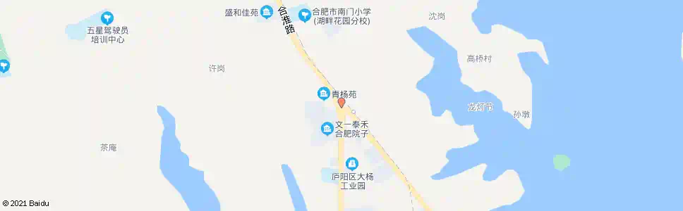 合肥大杨镇_公交站地图_合肥公交_妙搜公交查询2025