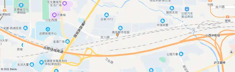 合肥后楼岗_公交站地图_合肥公交_妙搜公交查询2025